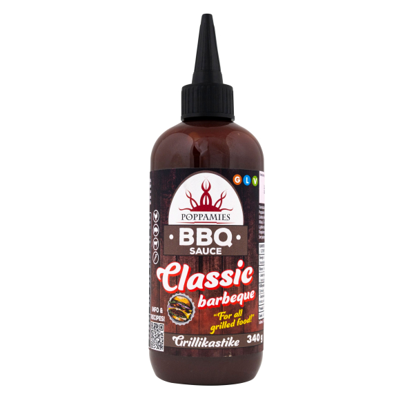Poppamies Classic BBQ sauce 12 x 340g